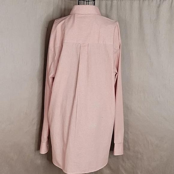 EAGLE DRY GOODS‎ Men's Red and White Checkered Dress Shirt Large - Picture 7 of 8